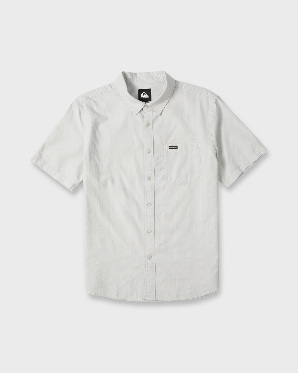 Dobby Stripe Classic Short Sleeve Woven Shirt - Micro Chip