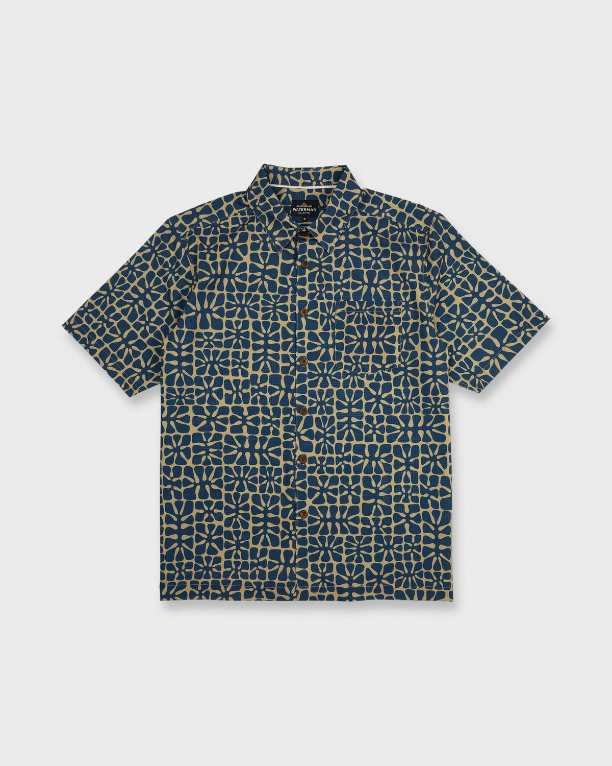 Waterman Coral Sea Performance Short Sleeve Shirt - Dark Denim