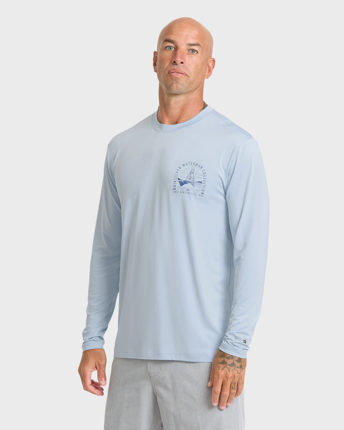 Waterman Cool Breeze UPF 50 Long Sleeve Surf Shirt - Skyway