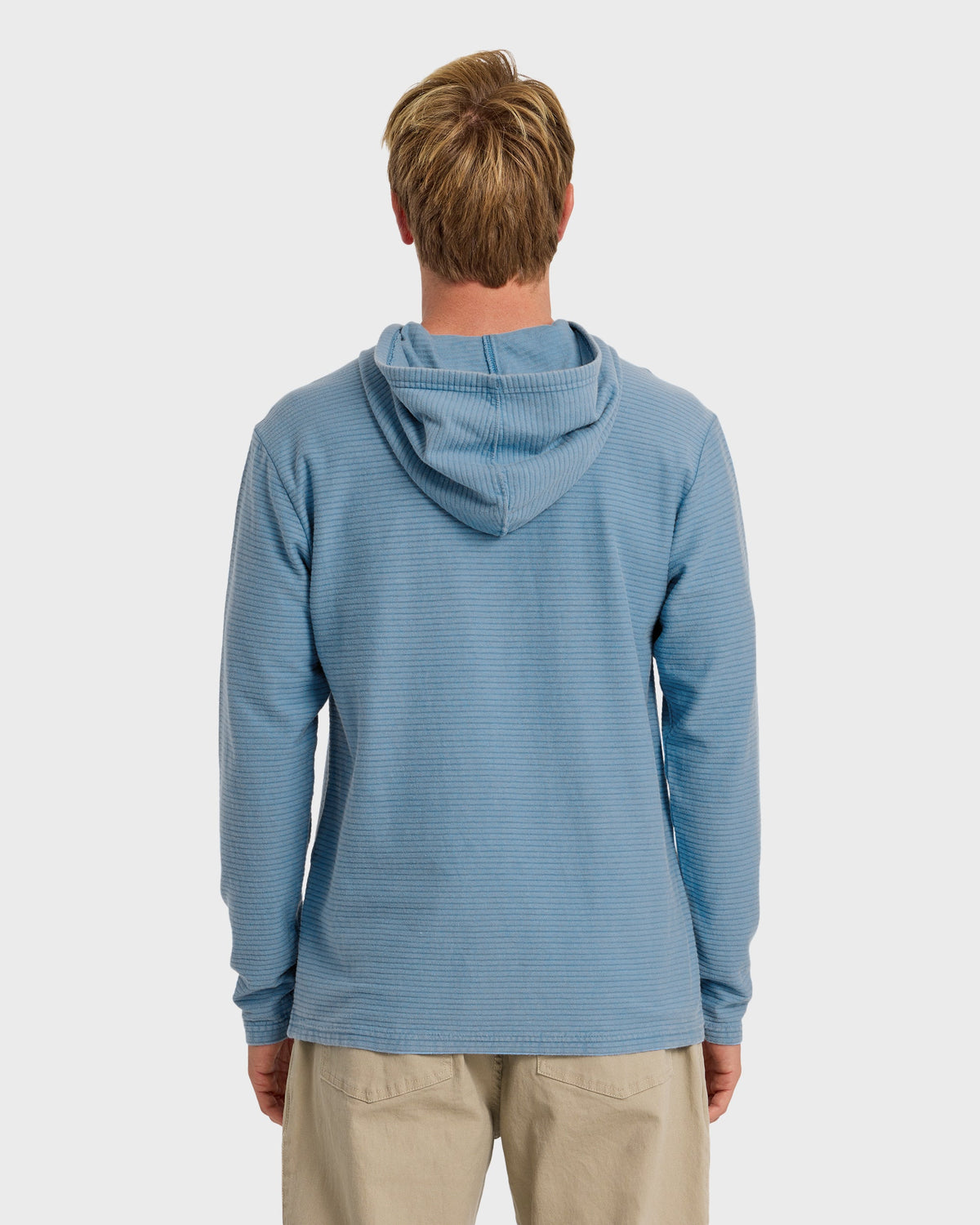 Alamitos Jacquard Stripe Pullover Hoodie - Riviera