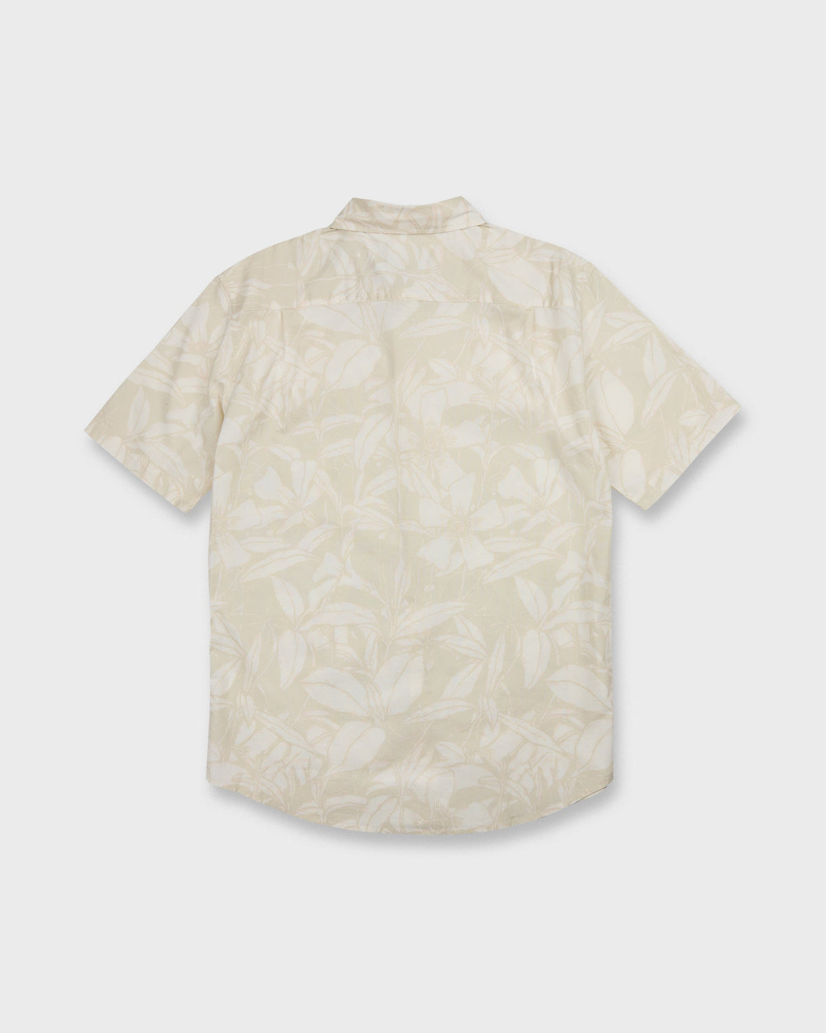 Cantina Classic Short Sleeve Cotton Shirt - Silver Birch