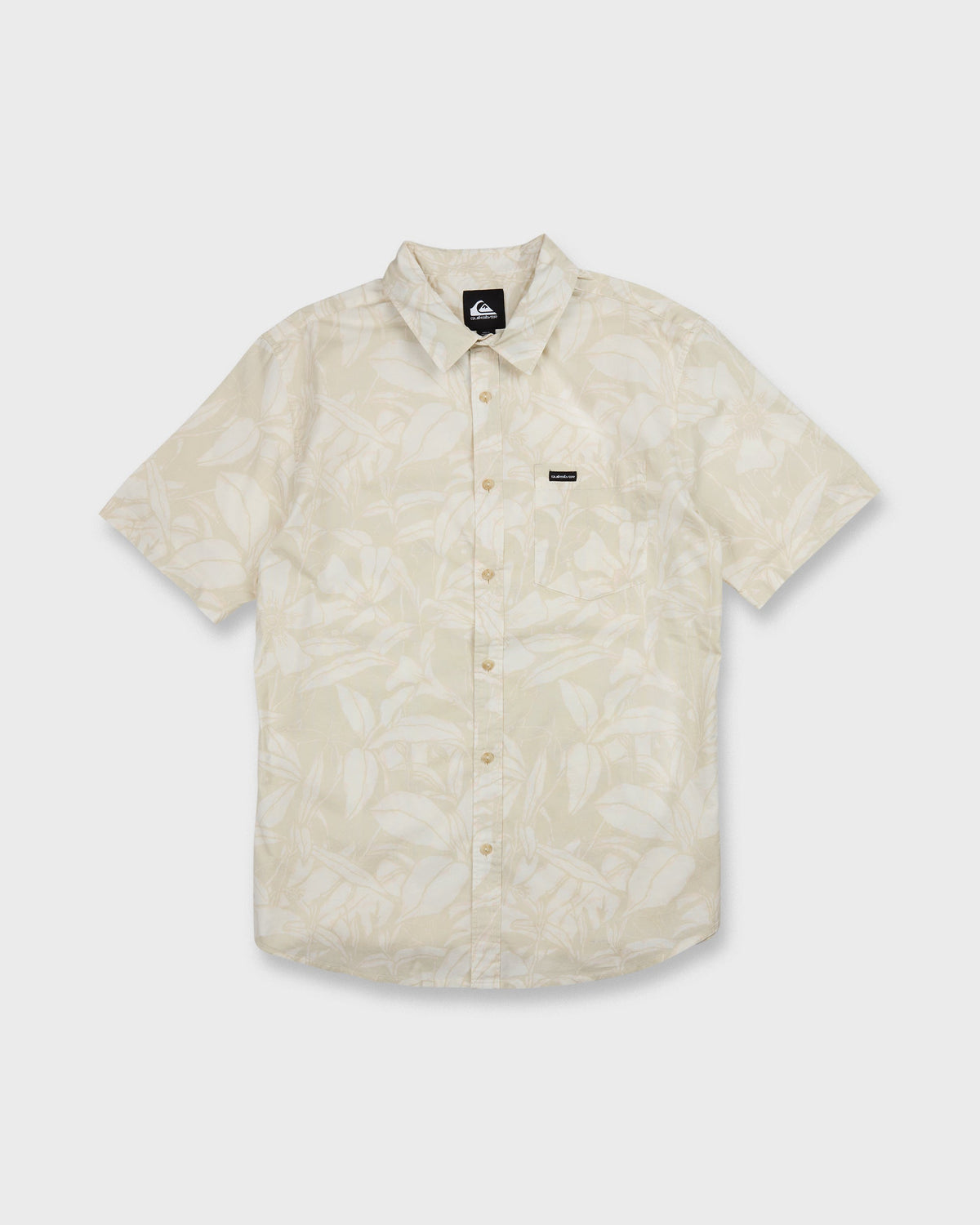 Cantina Classic Short Sleeve Cotton Shirt - Silver Birch