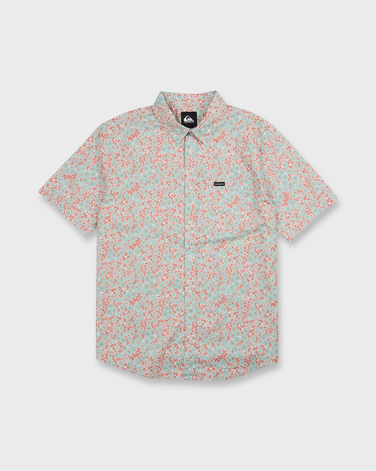 Ditsy Daze Classic Short Sleeve Woven Shirt - Blue Haze