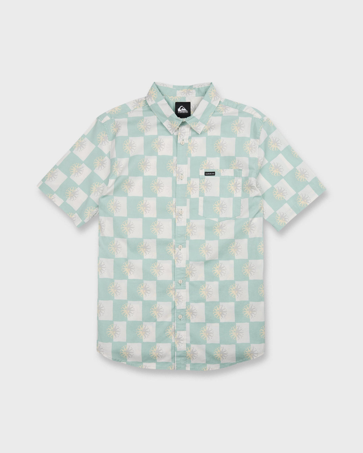 Sundial Classic Stretch Short Sleeve Woven Shirt - Blue Haze