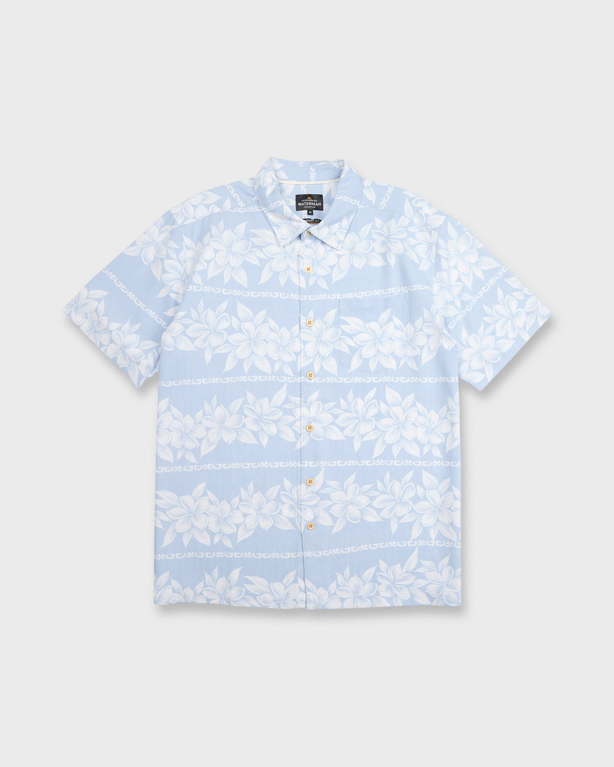 Waterman Horizons Short Sleeve Woven Shirt - Skyway