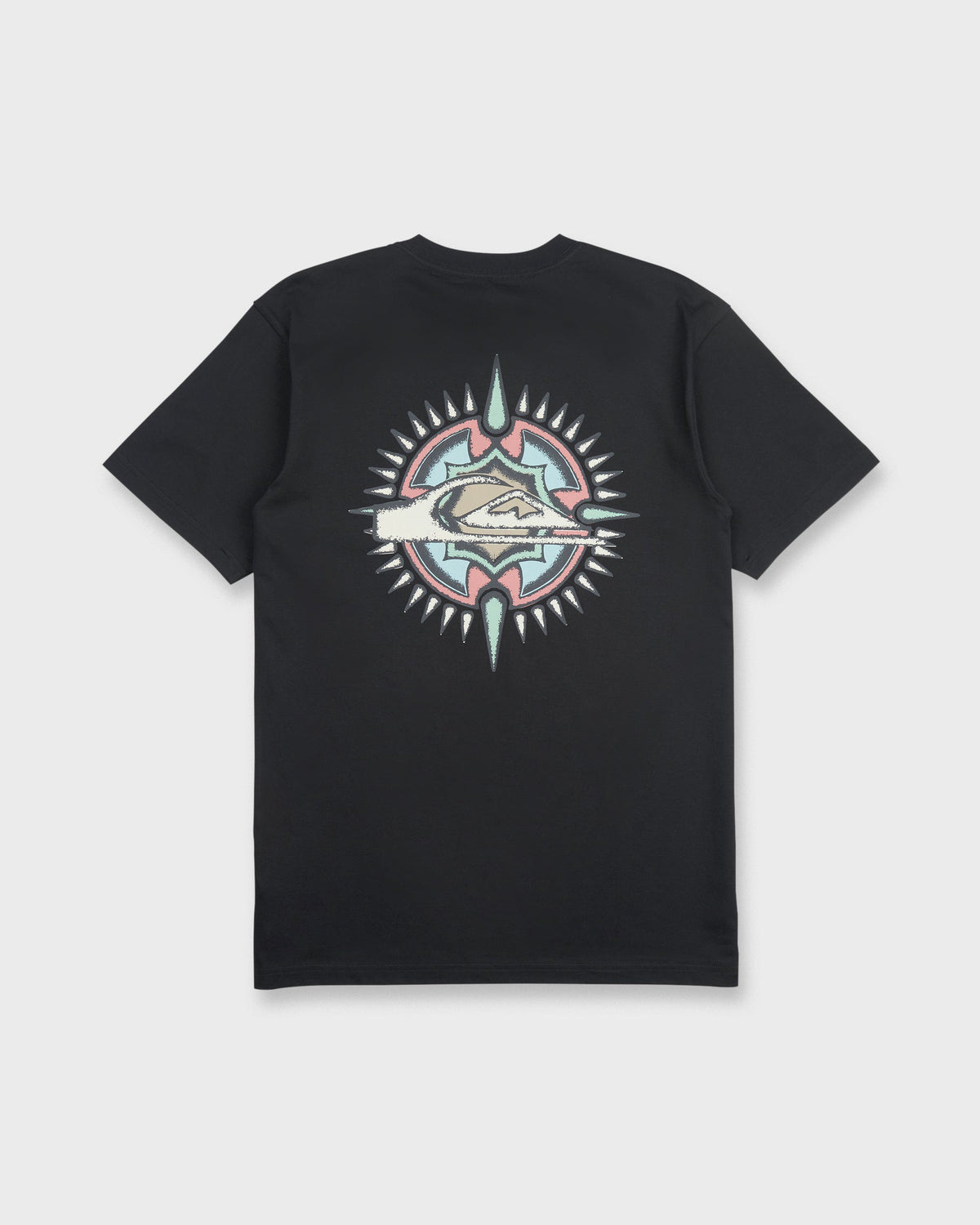 Shooting Star Short Sleeve Knit T-Shirt - Black