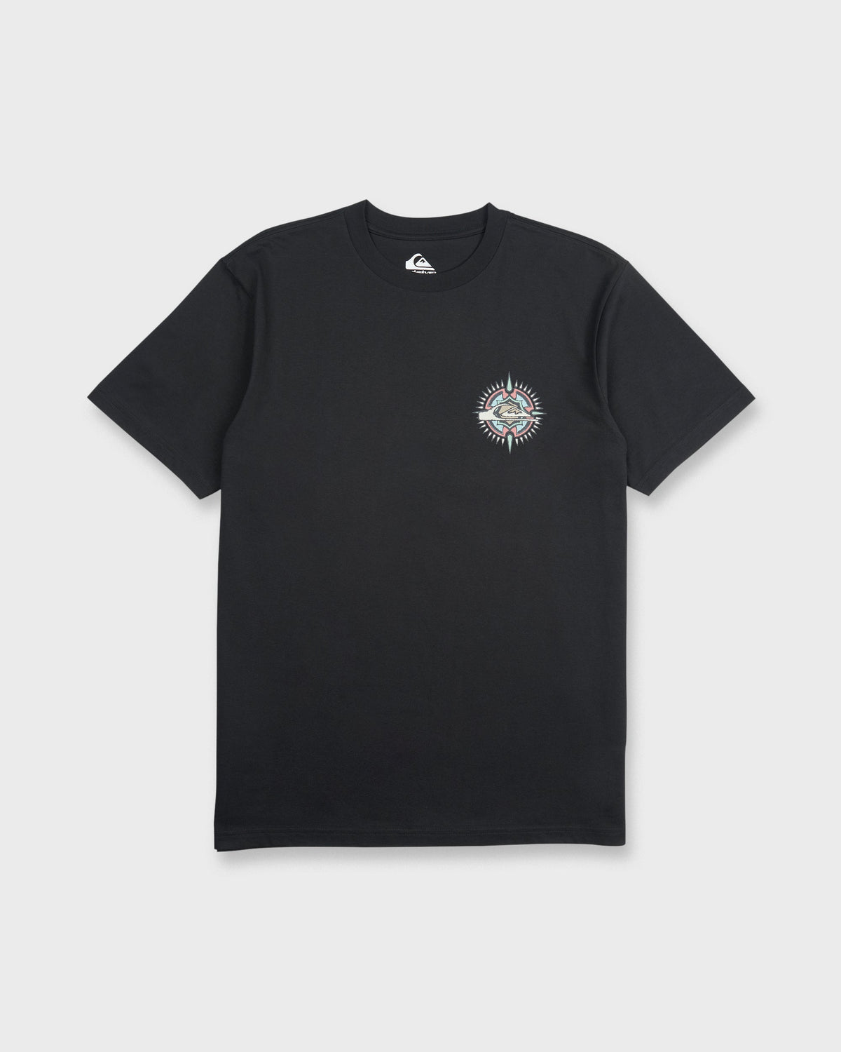 Shooting Star Short Sleeve Knit T-Shirt - Black
