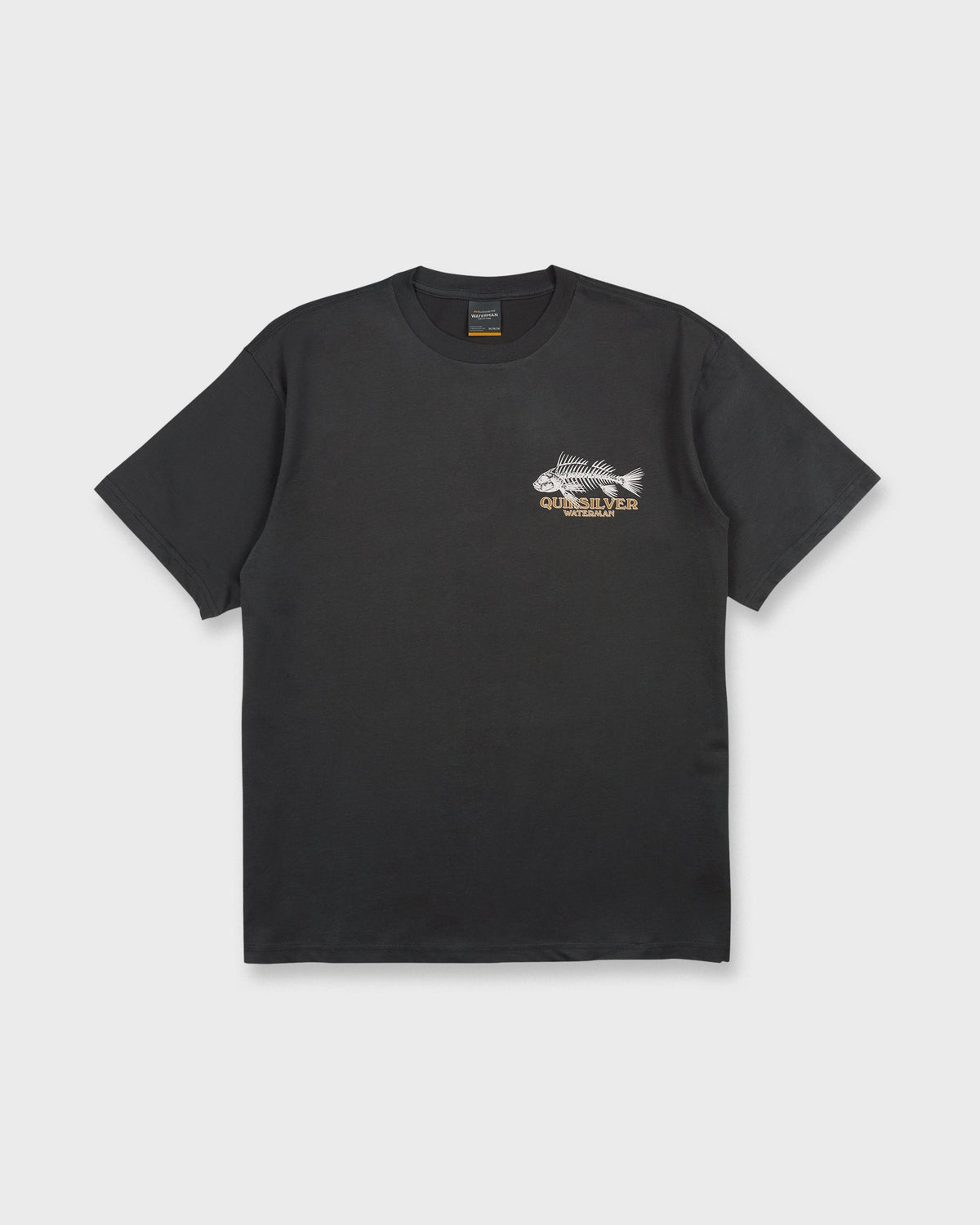 Waterman Fish Bones Short Sleeve Cotton T-Shirt - Phantom