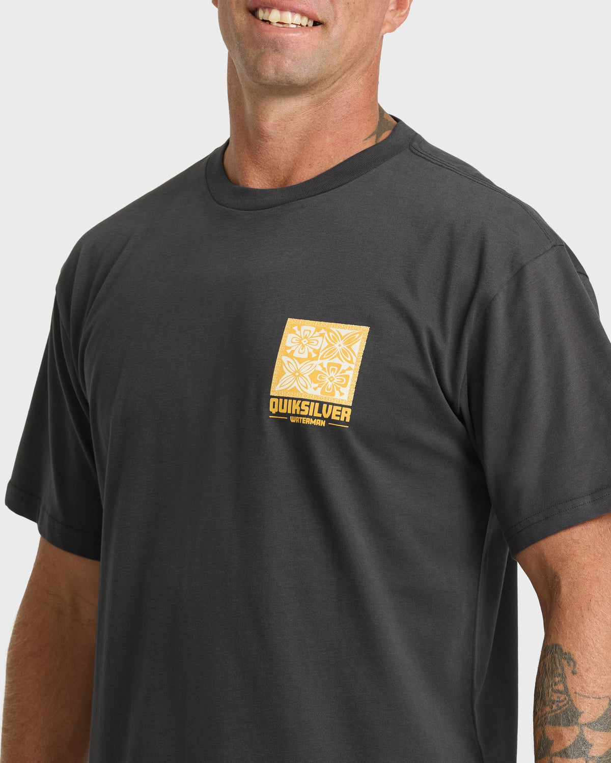 Waterman In The Elements Classic Short Sleeve Cotton T-Shirt - Phantom