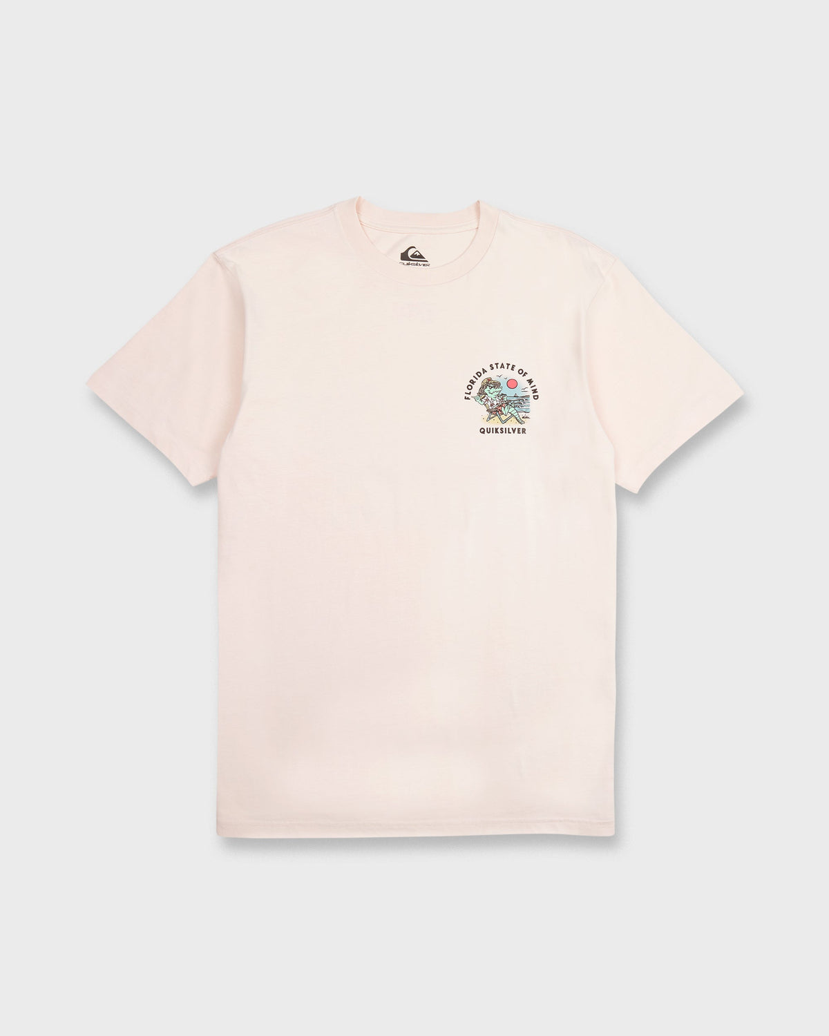 Florida Lounge Short Sleeve Knit T-Shirt - Rosewater