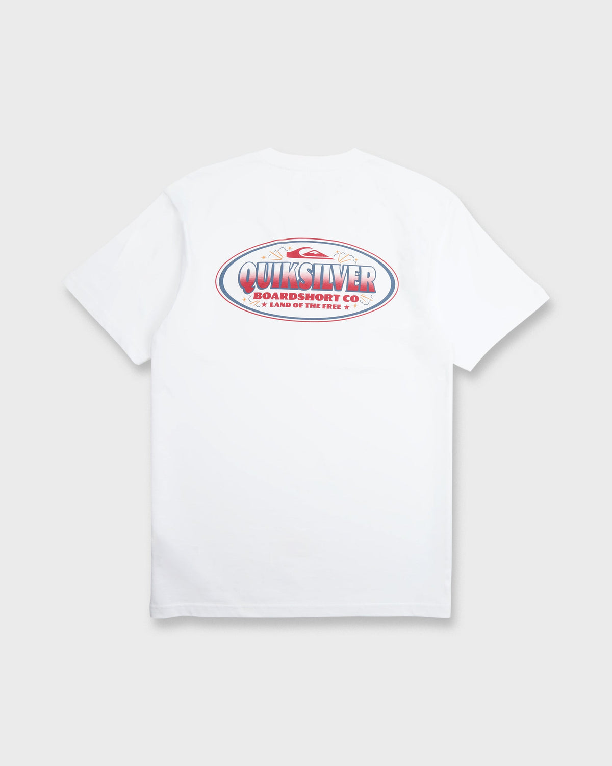Firecracker Short Sleeve Cotton T-Shirt - White