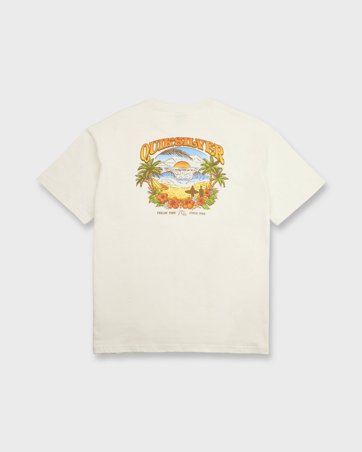 Originals Hawaiian Paradise Short Sleeve Knit T-Shirt - Silver Birch