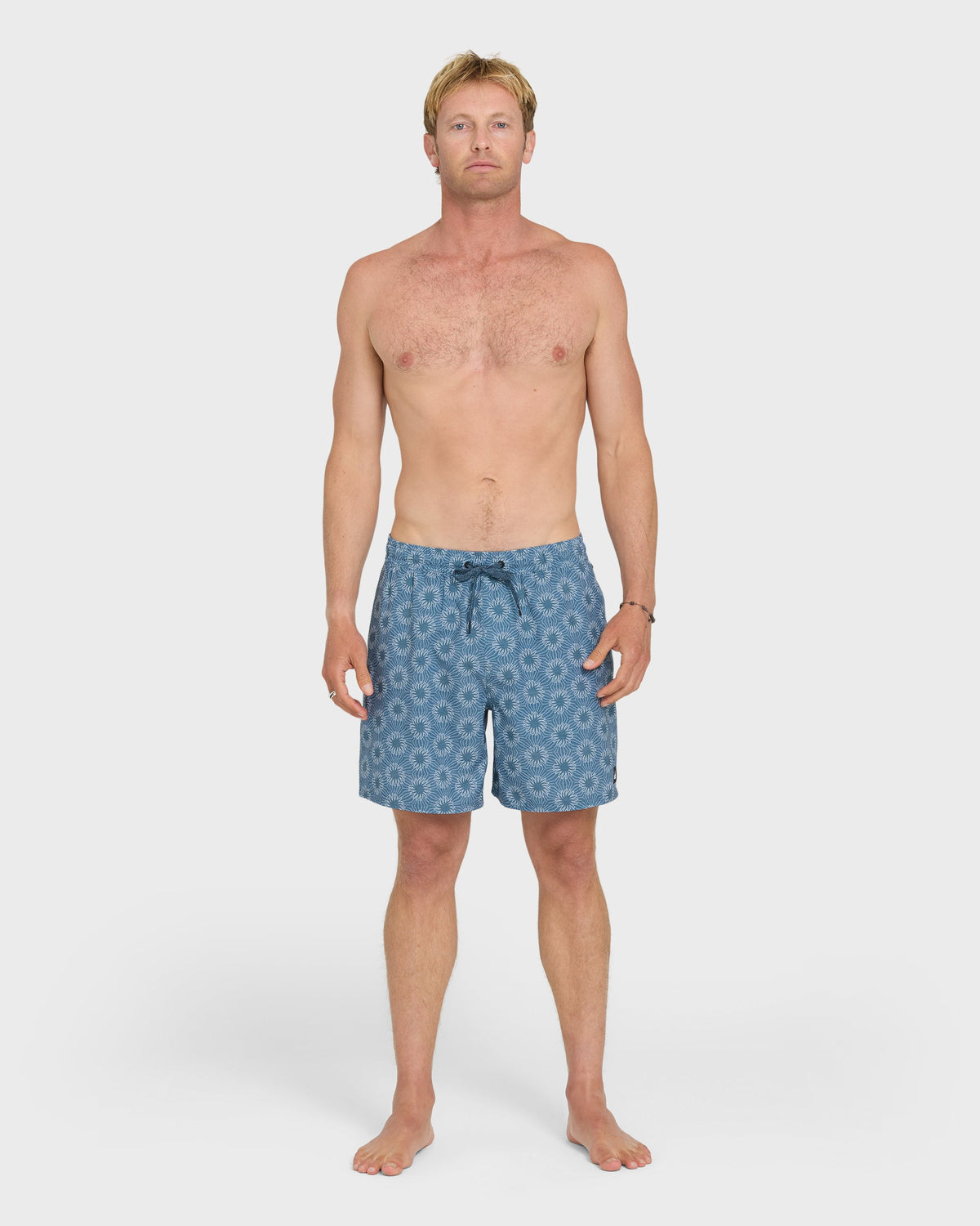 Ocean Mayhem 17" Swim Trunks - Dark Denim