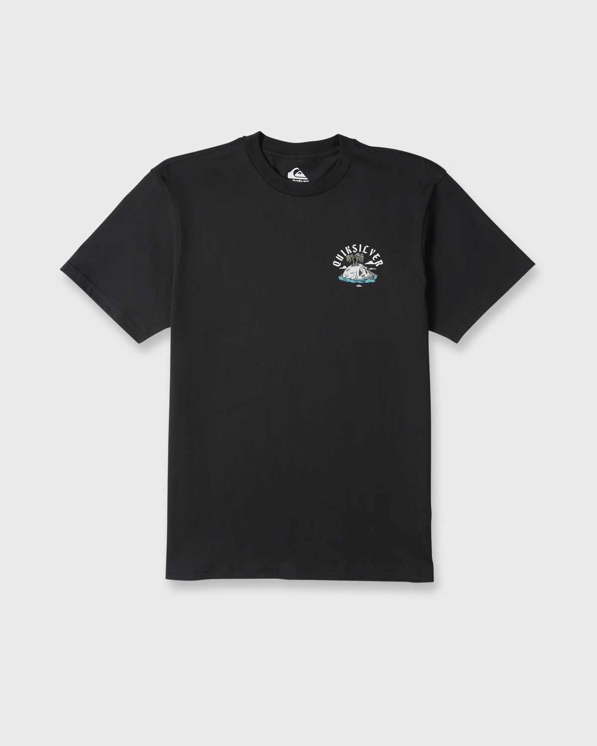 Skull Rock Classic Short Sleeve Knit T-Shirt - Black