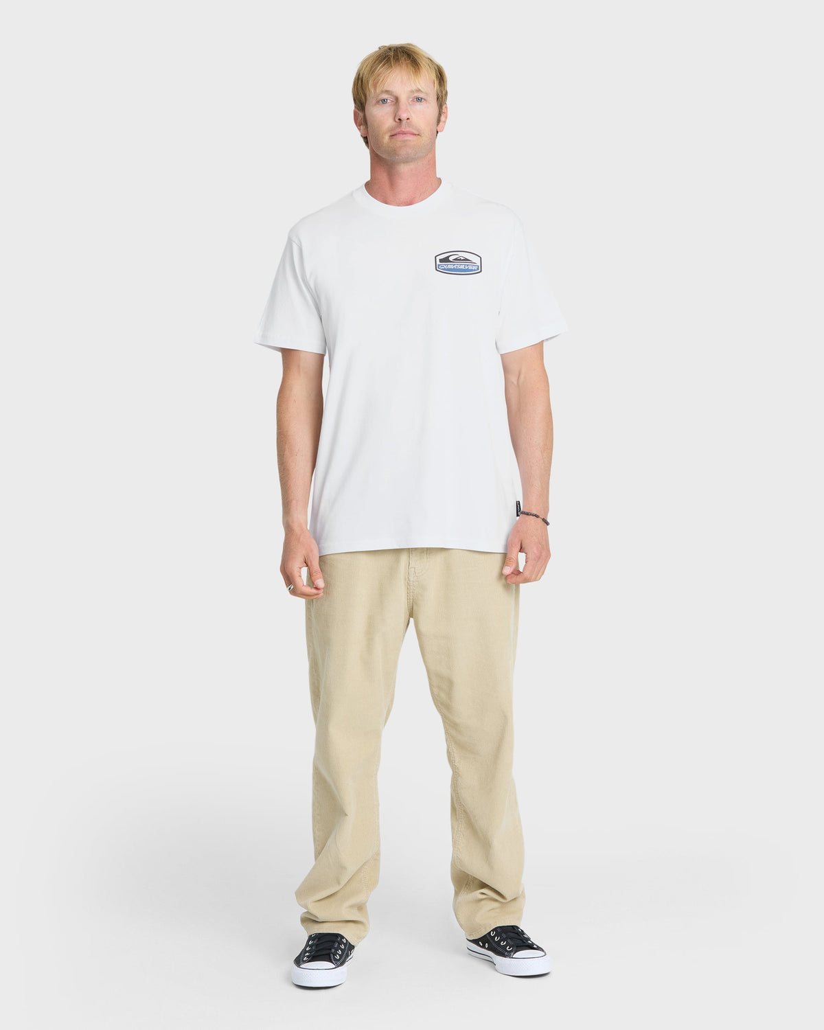 Shapers Crest Short Sleeve Cotton T-Shirt - White