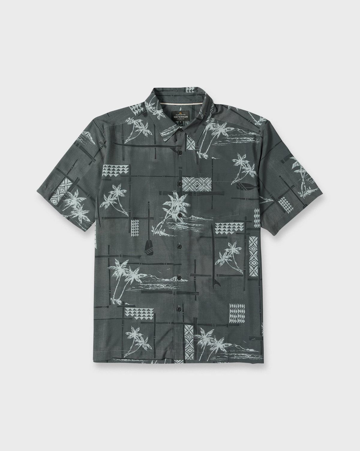Waterman Island Time Short Sleeve Woven Shirt - Phantom