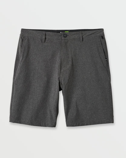 Union Heather 20" Amphibian Hybrid Shorts - Black
