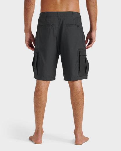Union Amphibian Cargo 20" Hybrid Short - Black