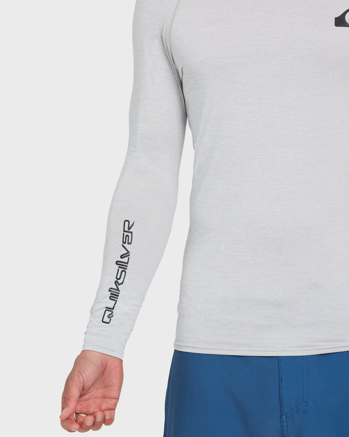Everyday UPF 50 Long Sleeve Rashguard - Light Grey Hth