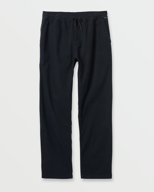 Stretch Canvas Beach Pants - Black