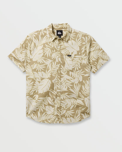 Palm Trip Classic Short Sleeve Shirt - Twill
