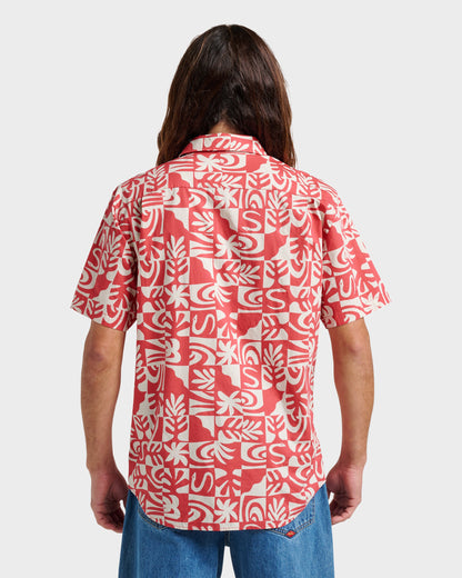 Terra Classic Stretch Short Sleeve Shirt - Mineral Red
