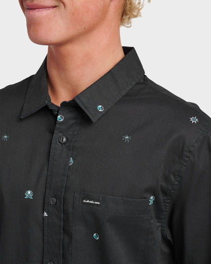 Mini Dimensions Classic Short Sleeve Shirt - Black