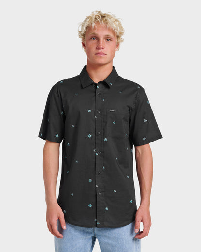 Mini Dimensions Classic Short Sleeve Shirt - Black
