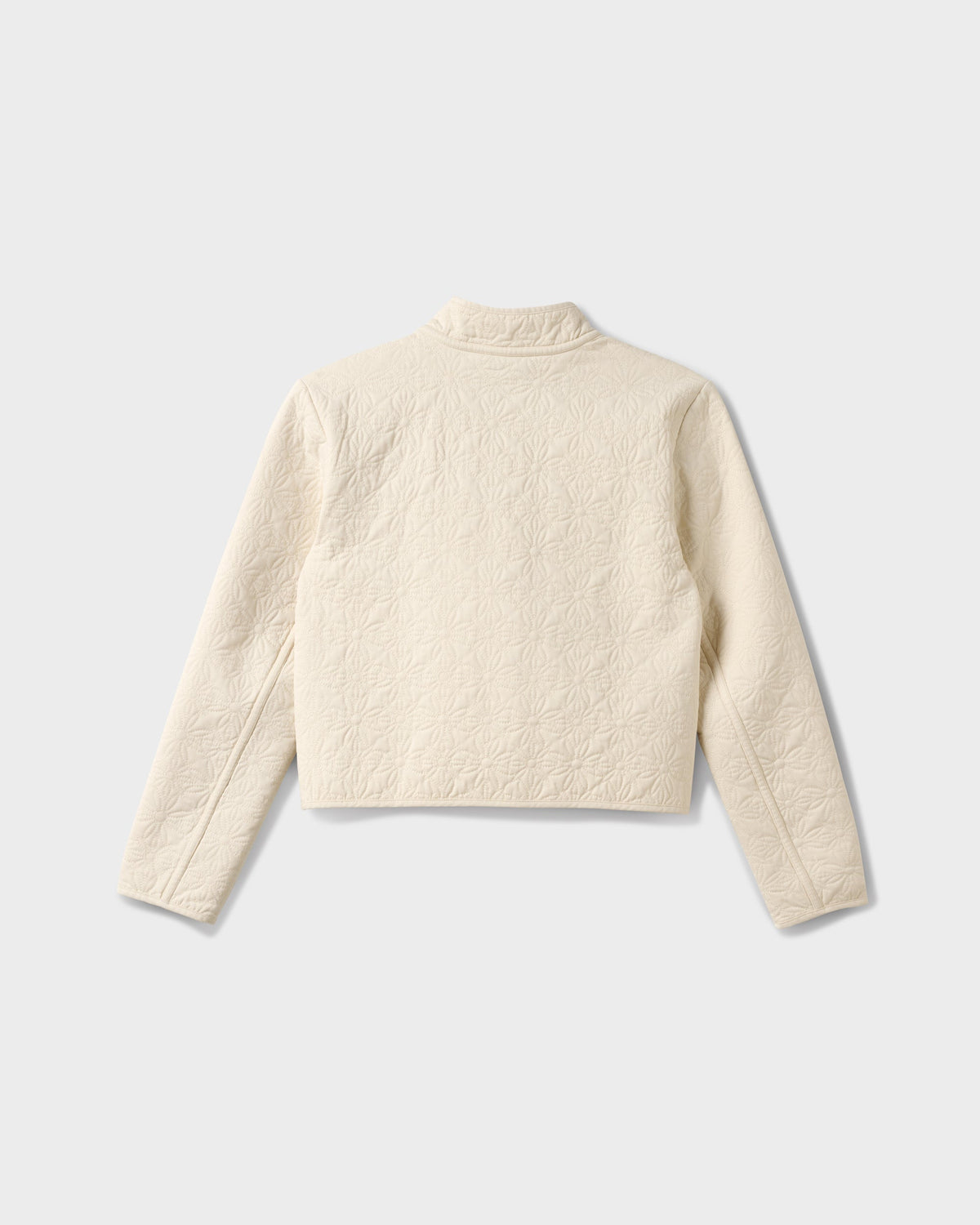 Sundial Hidden Snap Front Quilted Jacket