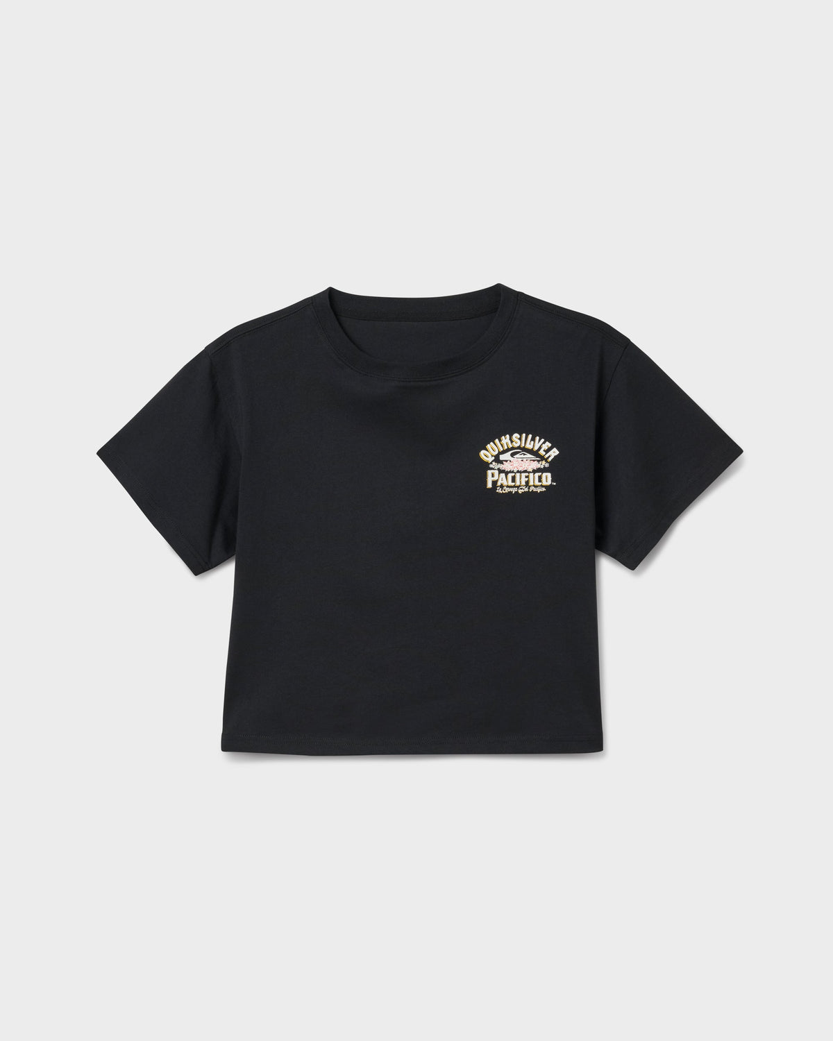 Quiksilver X Pacifico Sign Lock Cropped Boyfriend T-Shirt