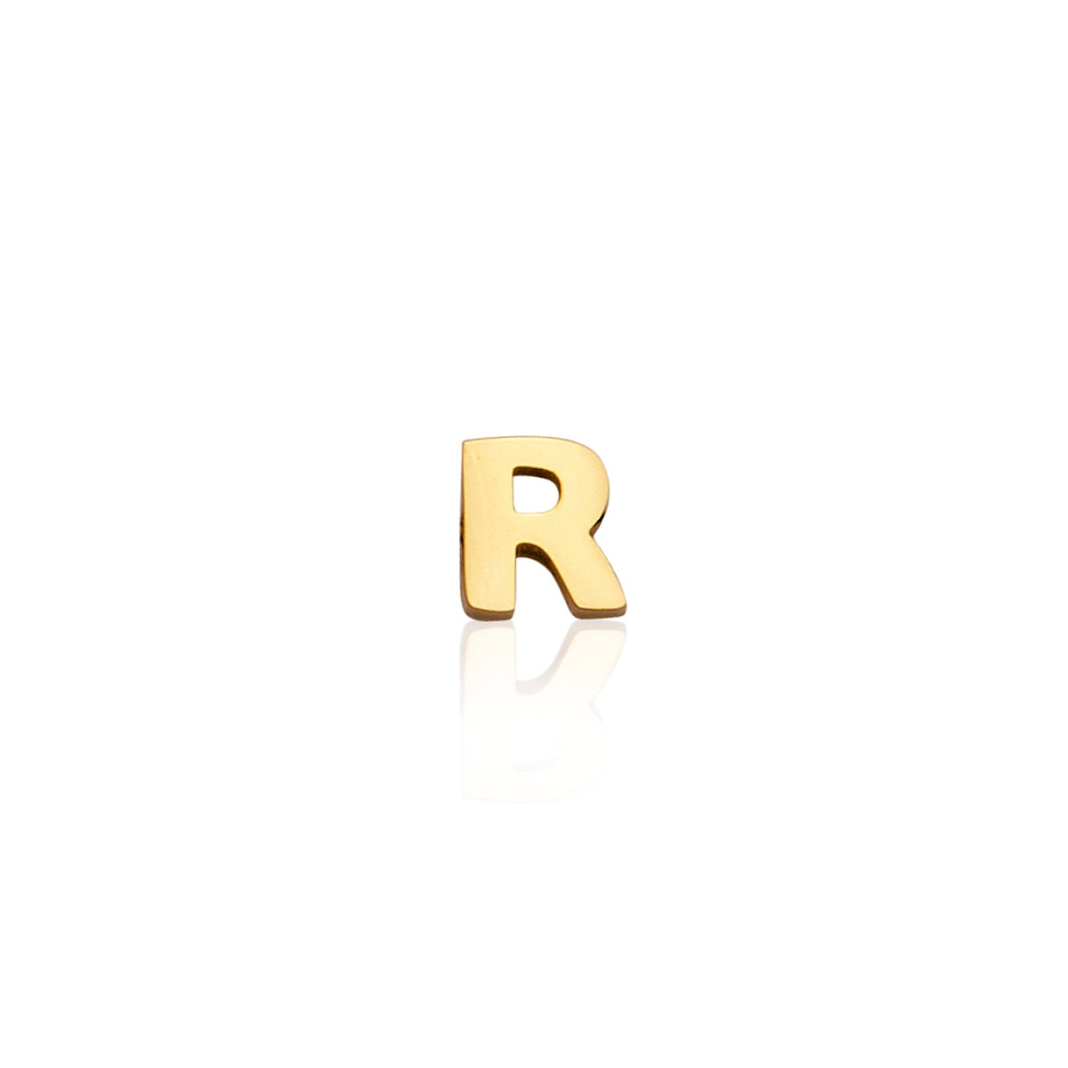 Mini Letter & Heart Birthstone Layered Necklace Set (Gold)