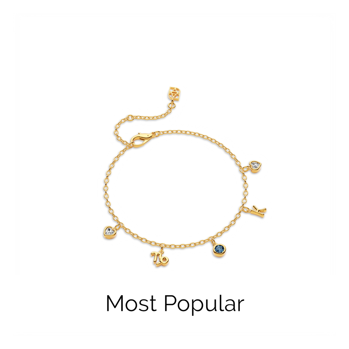 Made Mine Fine Charm Bracelet (Gold)