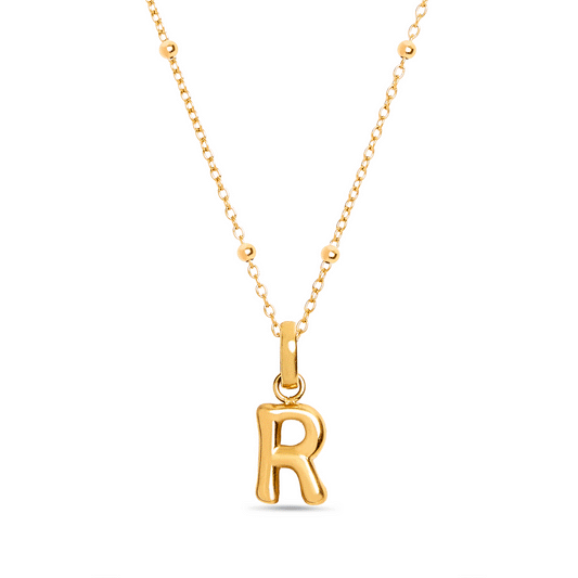 Ocean Pendant Necklace (Gold)