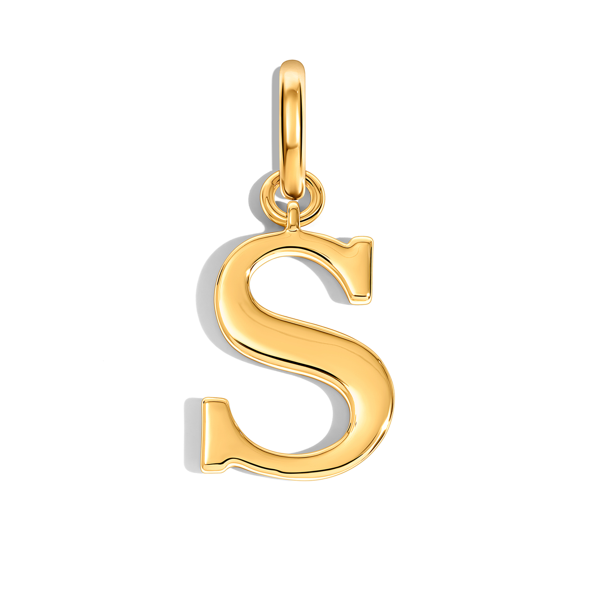 Large Didot Initial Accessories Charm (Gold)