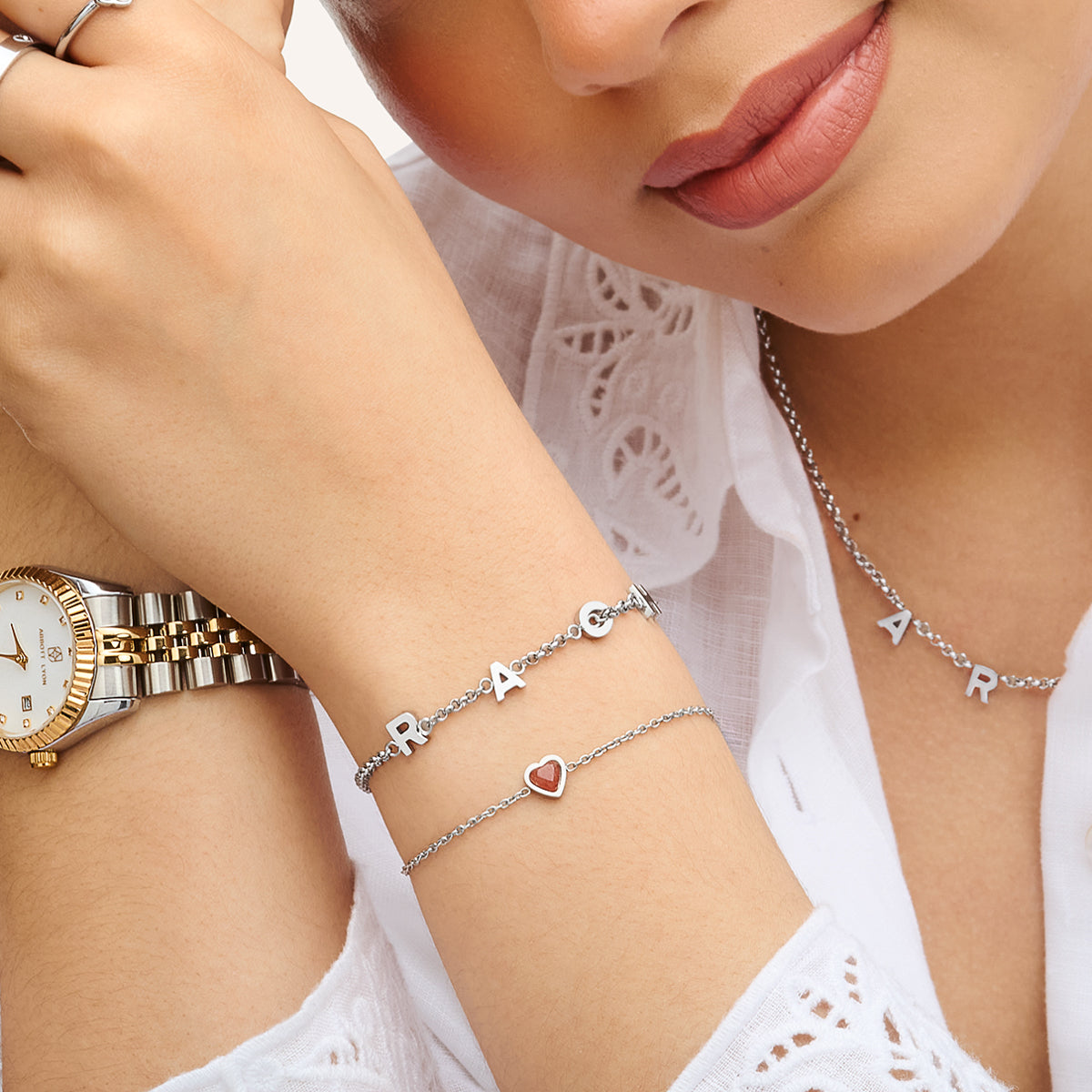 Made Mine Name Bracelet (Silver)