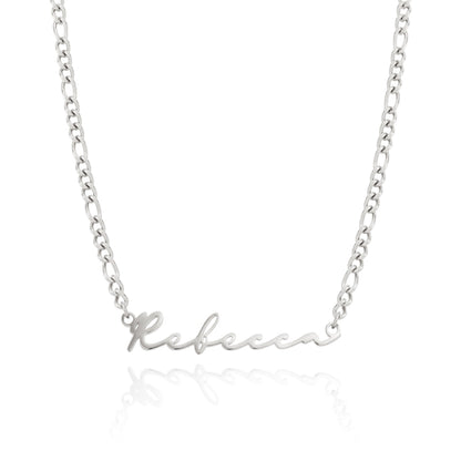 Signature Name Necklace (Silver)
