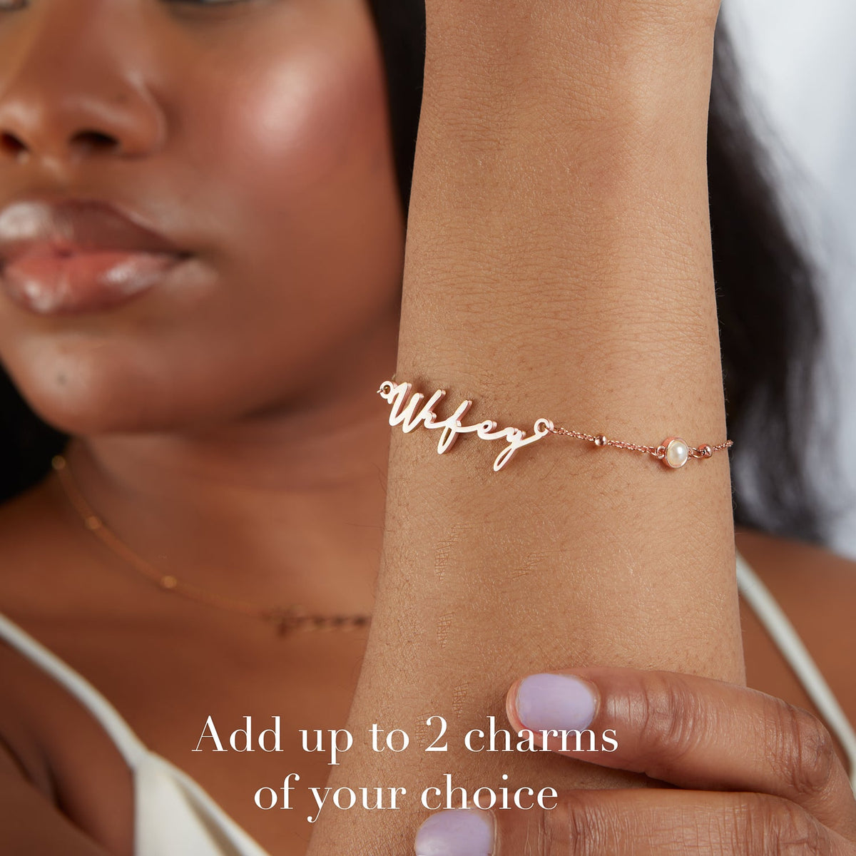 Signature Name Bracelet (Rose Gold)