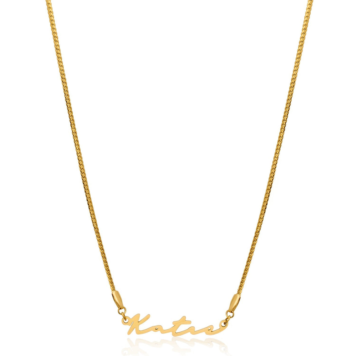 Signature Name Necklace - Gold