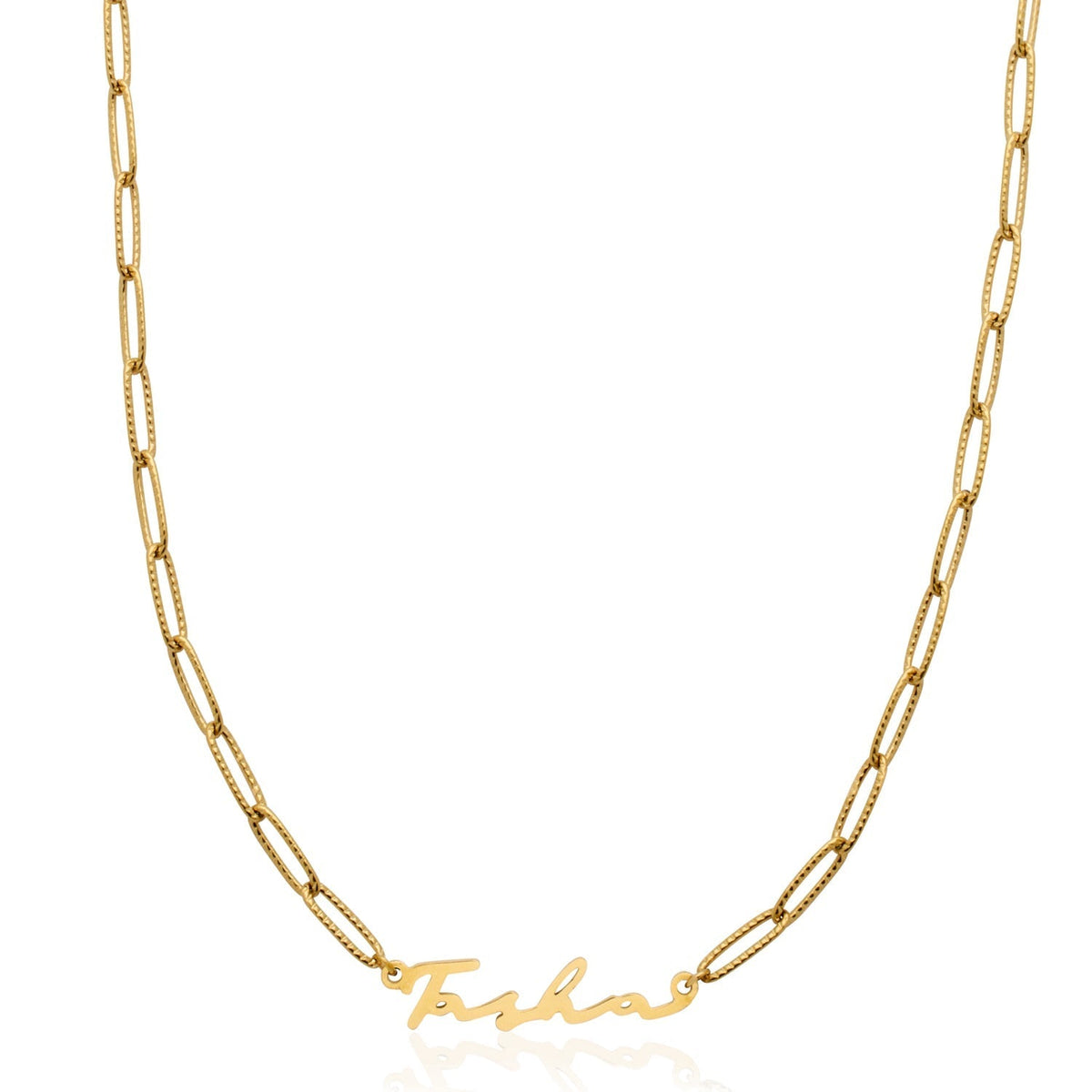 Signature Name Necklace - Gold