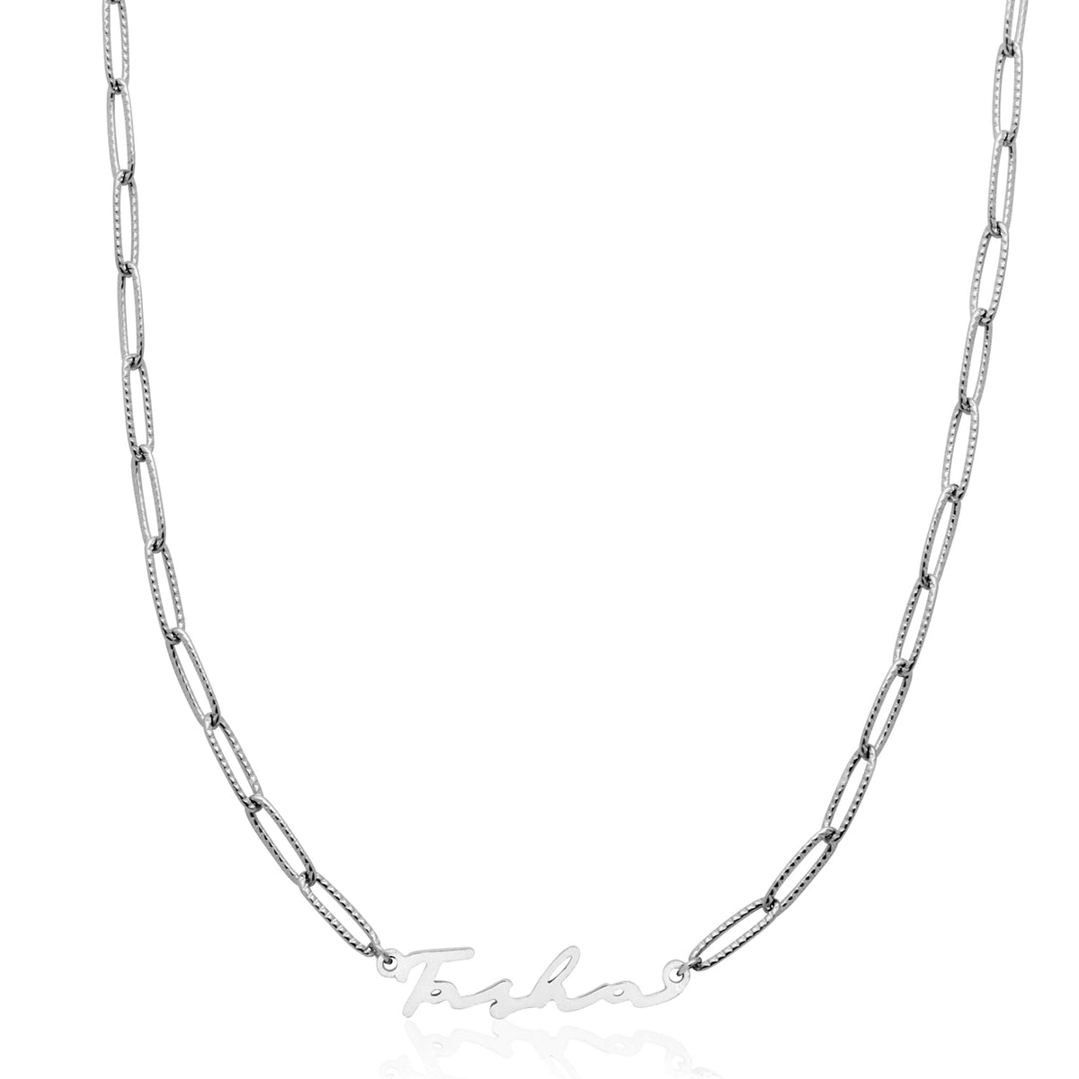 Signature Name Necklace (Silver)