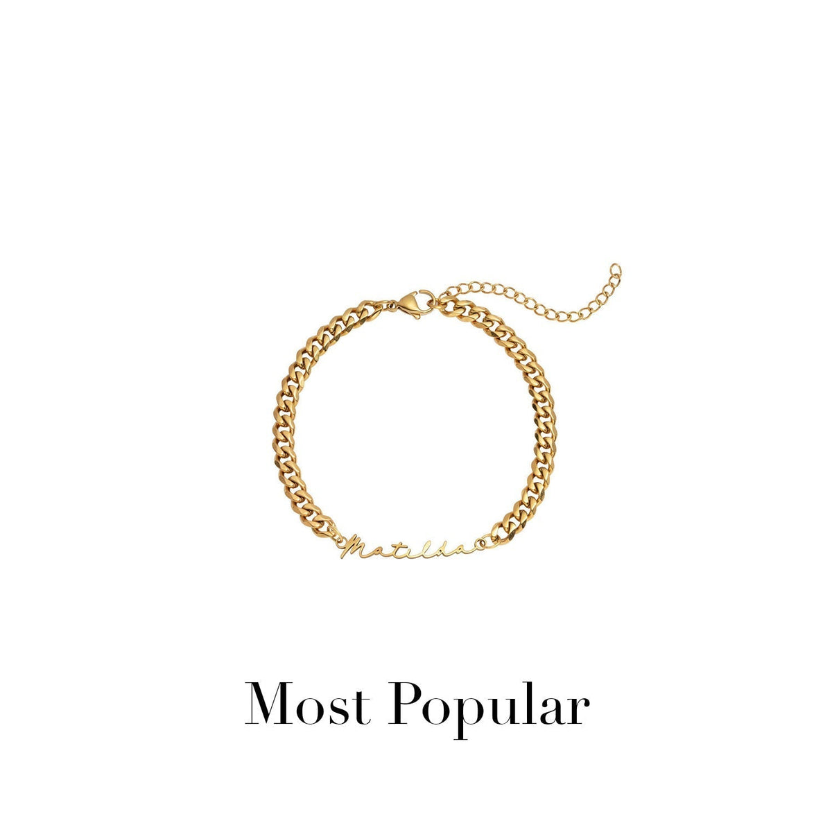 Signature Name Bracelet (Gold)