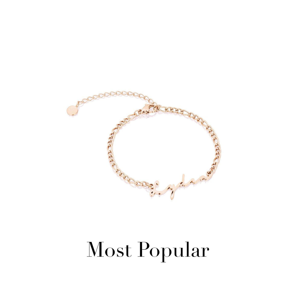 Signature Name Bracelet (Rose Gold)