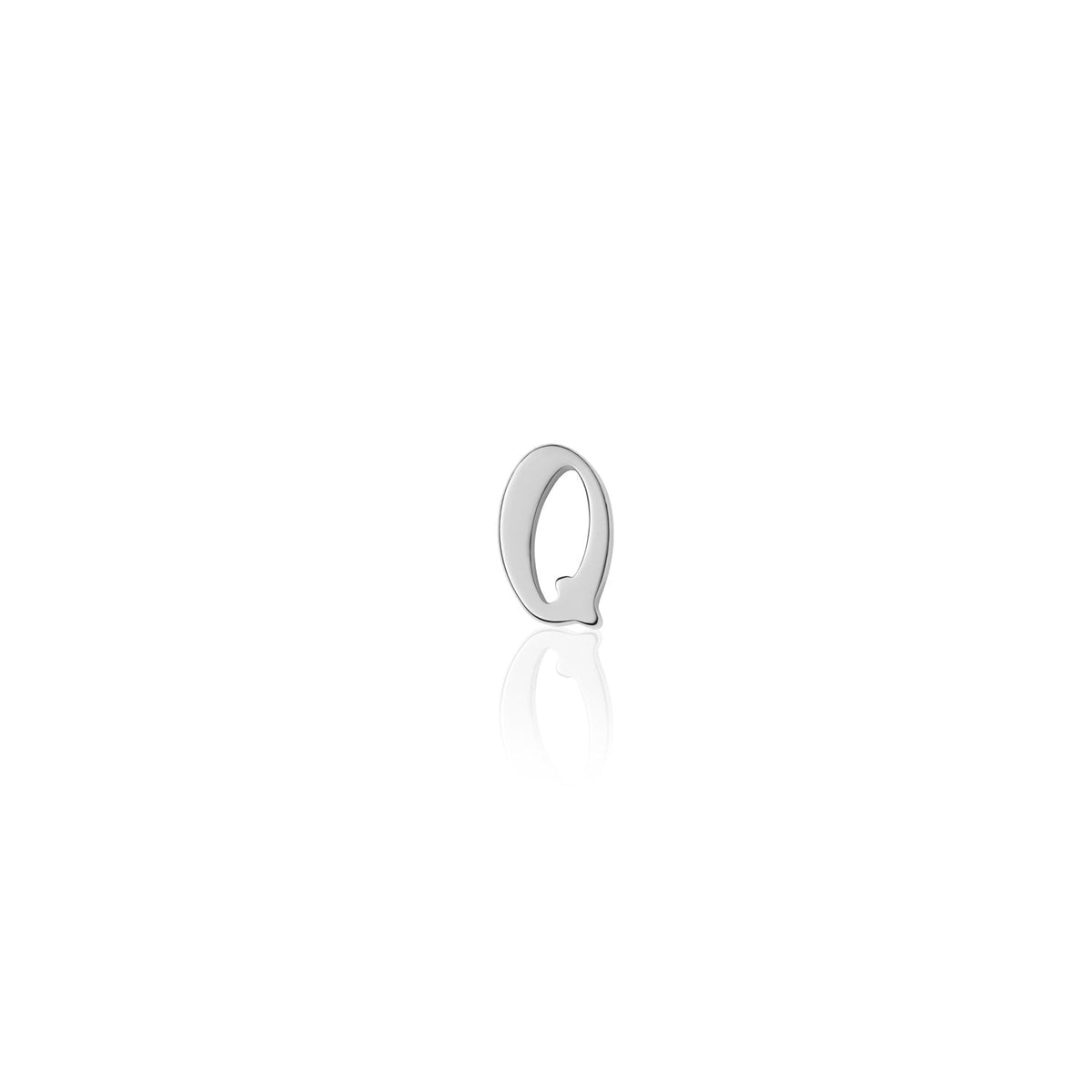 Fixed Charm - Handwritten Initial Charm (Silver)
