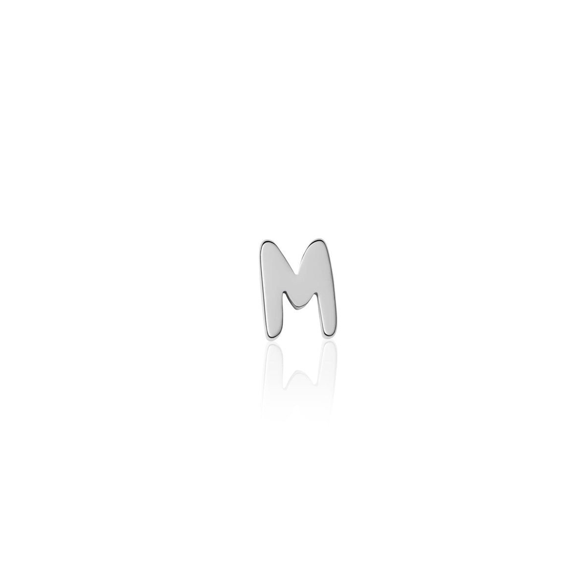 Fixed Charm - Handwritten Initial Charm (Silver)
