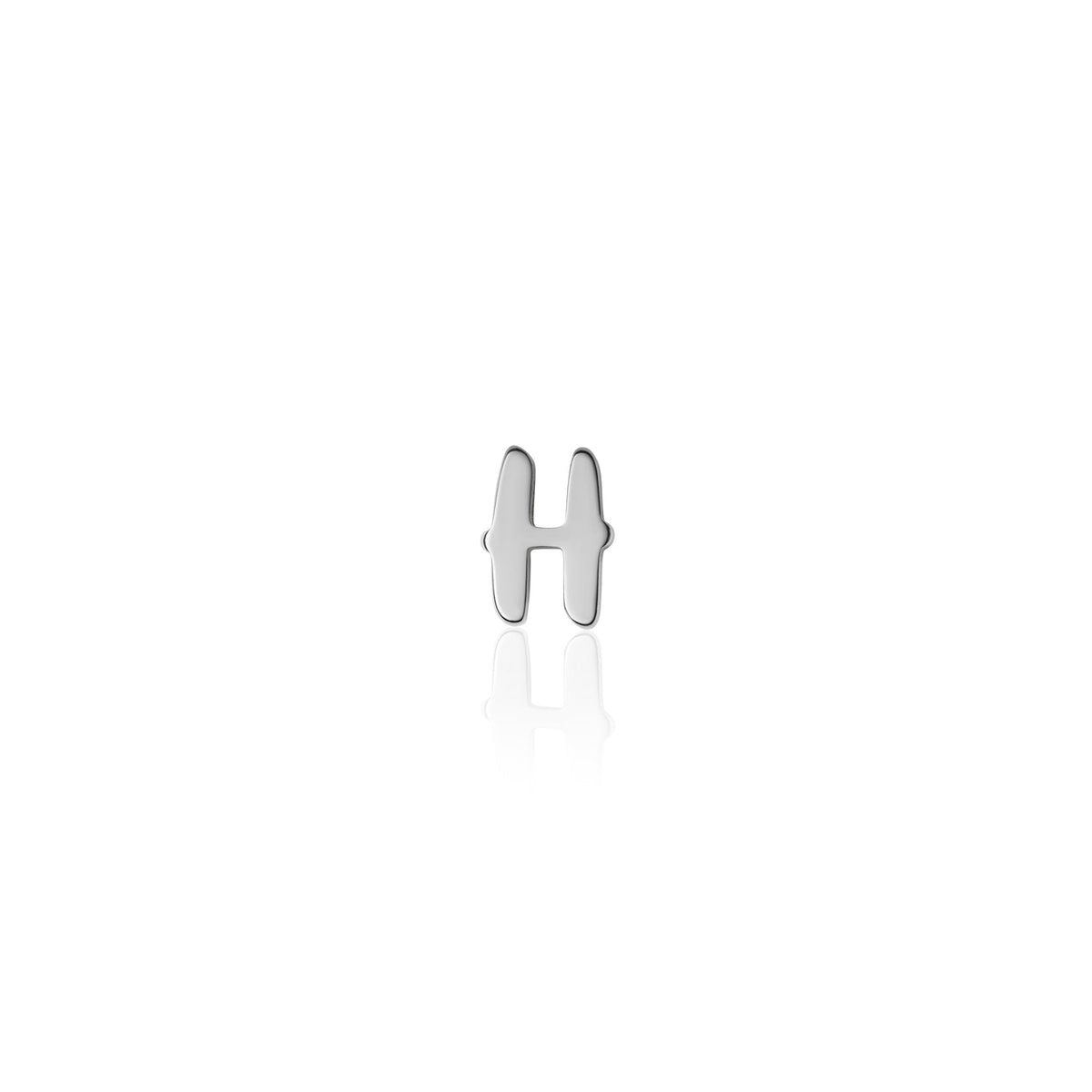 Fixed Charm - Handwritten Initial Charm (Silver)