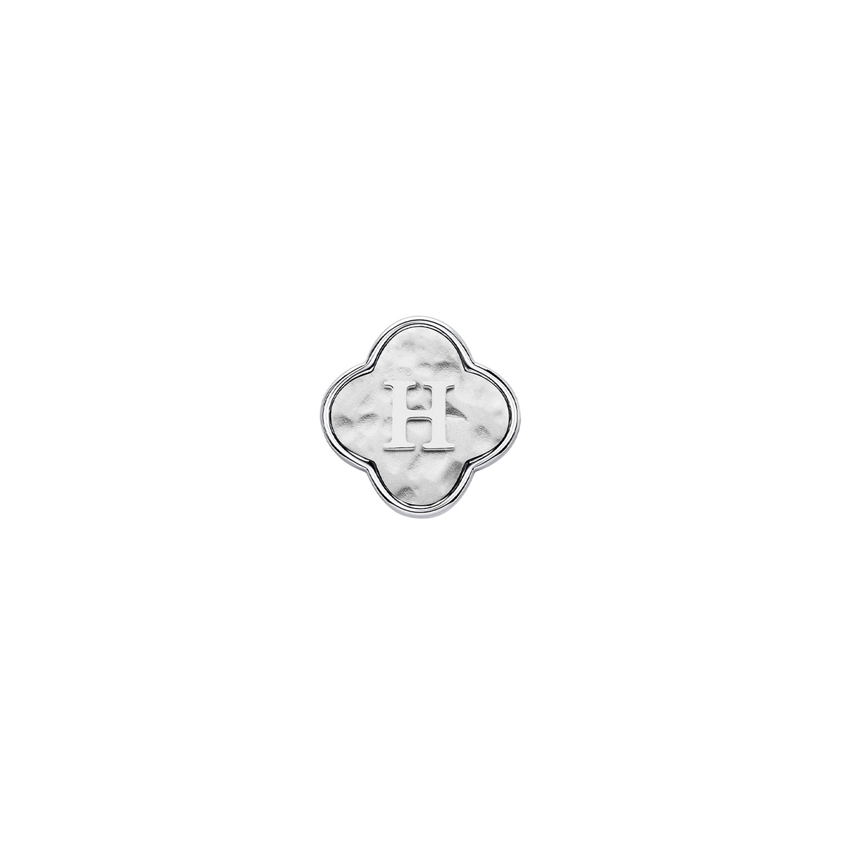 Molten Clover Charms (Silver) - Initials