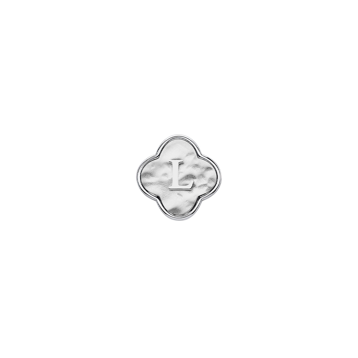Molten Clover Charms (Silver) - Initials