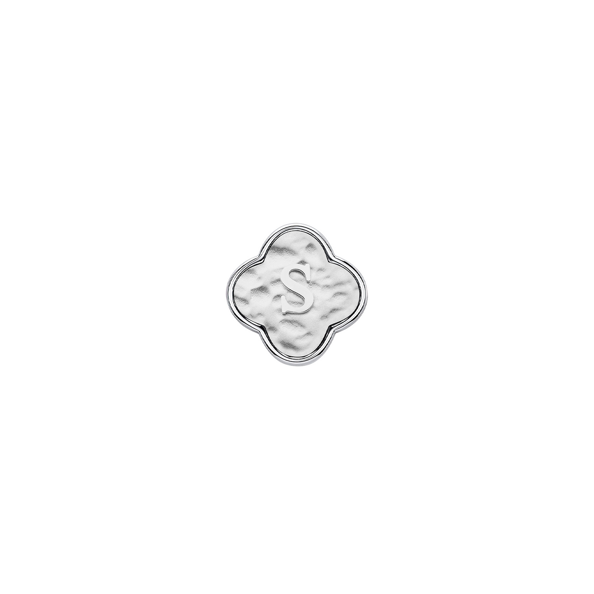 Molten Clover Charms (Silver) - Initials