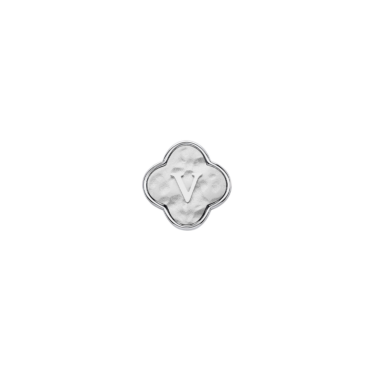 Molten Clover Charms (Silver) - Initials