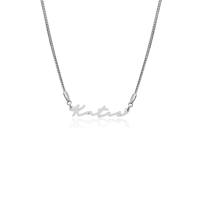 Signature Name Necklace (Silver)
